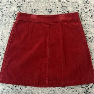 Wilfred Burgundy Corduroy Skirt